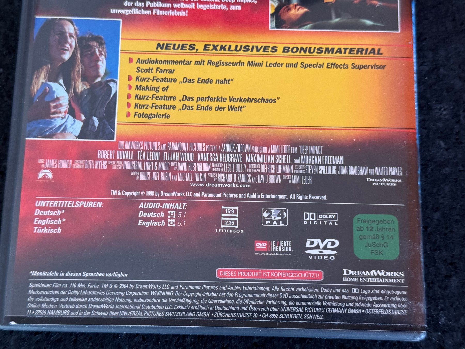 Tutti i DVDs: DEEP IMPACT Special Edition DVD DE/EN – Usato da Fribourg venduto da tschjoly 3