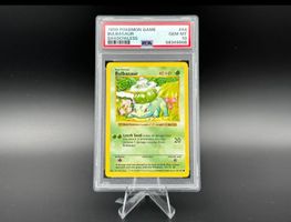 Pokemon Karte Bulbasaur 1999 Shadowless PSA 10 gem mint
