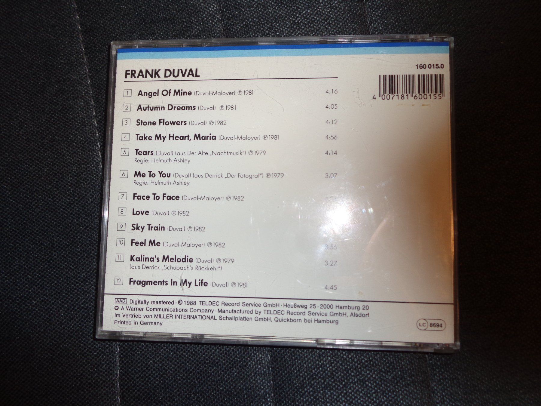 CD: Frank Duval CD – Usato da Olten venduto da Disc-Ausverkauf 1