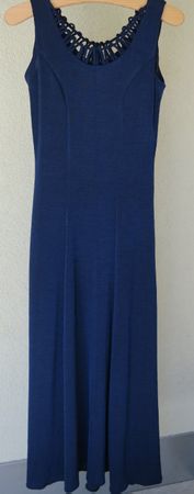 Wunderschönes Kleid, lang, Grösse 38, dunkelblau