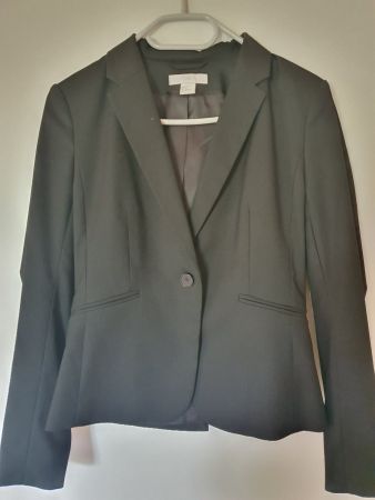 Veste tailleur noir H&M taille 38 très bon état