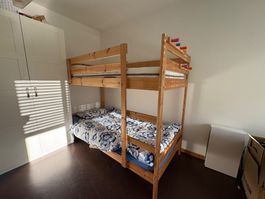 Etagenbett aus Holz inkl. Matratzen