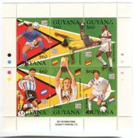 Block "Fussball". Guyana.