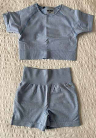 BO+TEE Sport Set Hellblau, Neuwertig, Sommer Fitness