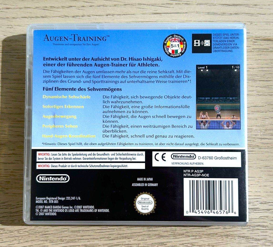 Nintendo Giochi: Augen-Training Nintendo DS – Usato da St. Gallen venduto da Alpine.Arcade 1