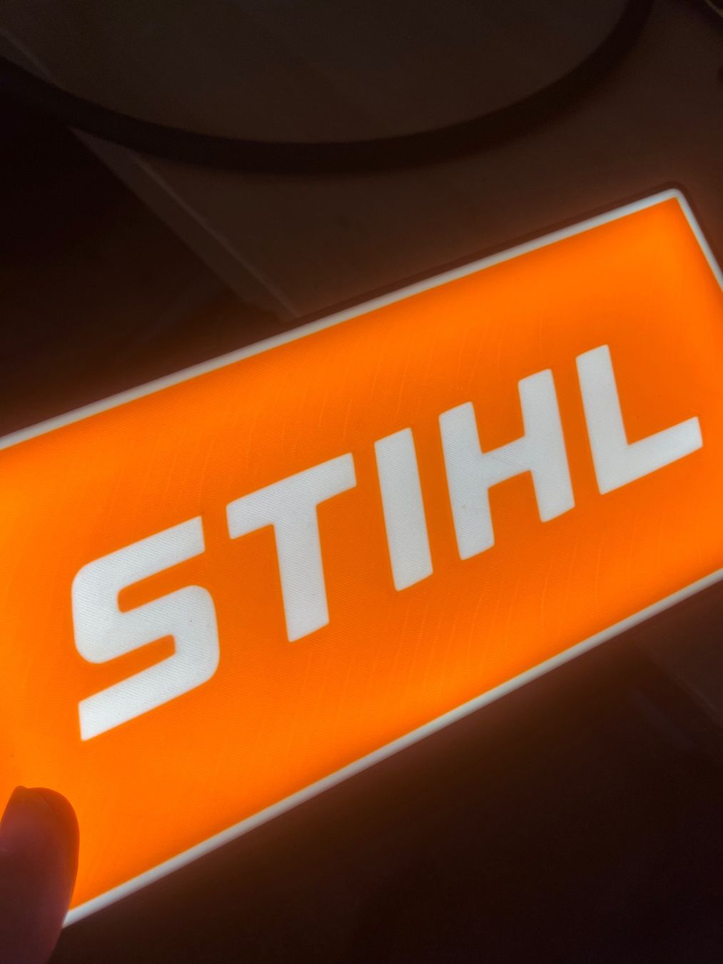 Lampade: Lampe lightbox décoration Stihl – Nuovo (secondo la descrizione) da Noville venduto da Berlusconi55 1