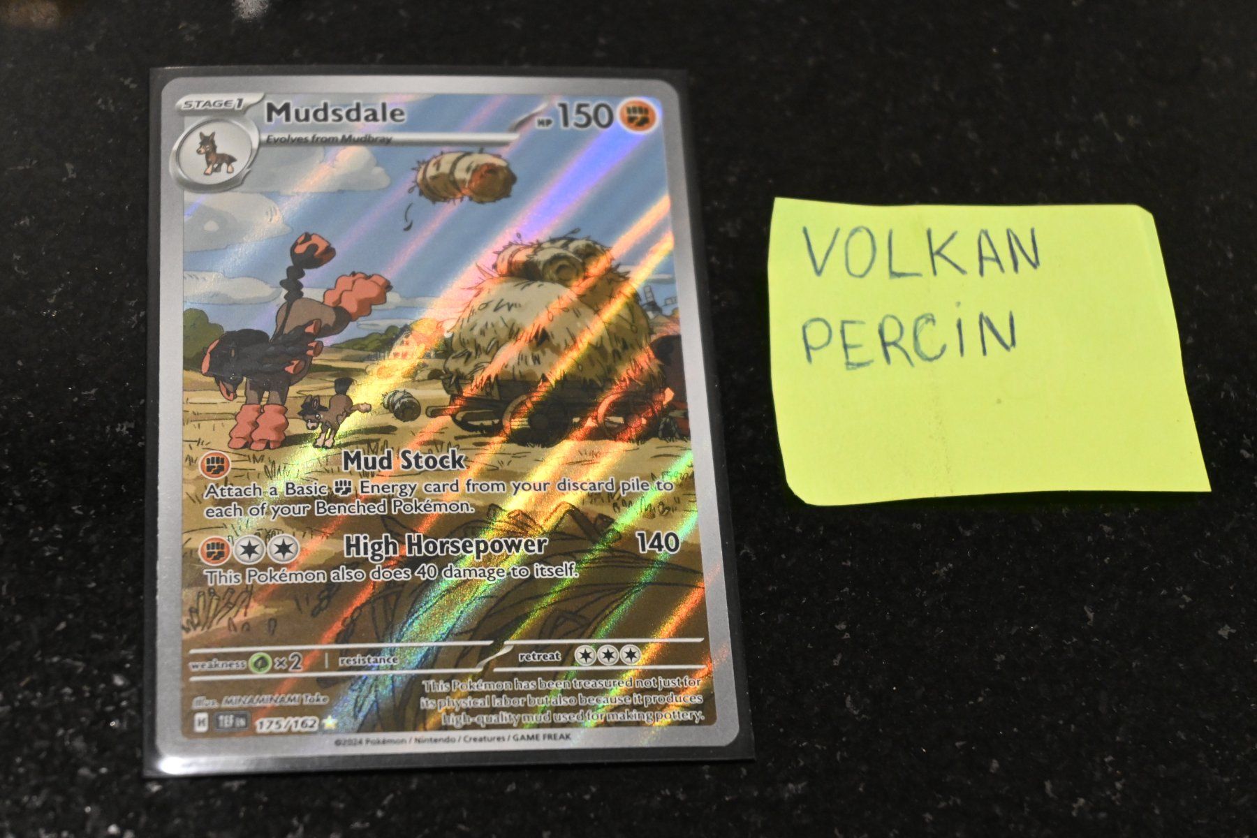 Pokémon Carte collezionabili: Mudsdale #175 Pokemon Temporal Forces – Nuovo (secondo la descrizione) da Aigle venduto da PSAPOKEVOVO