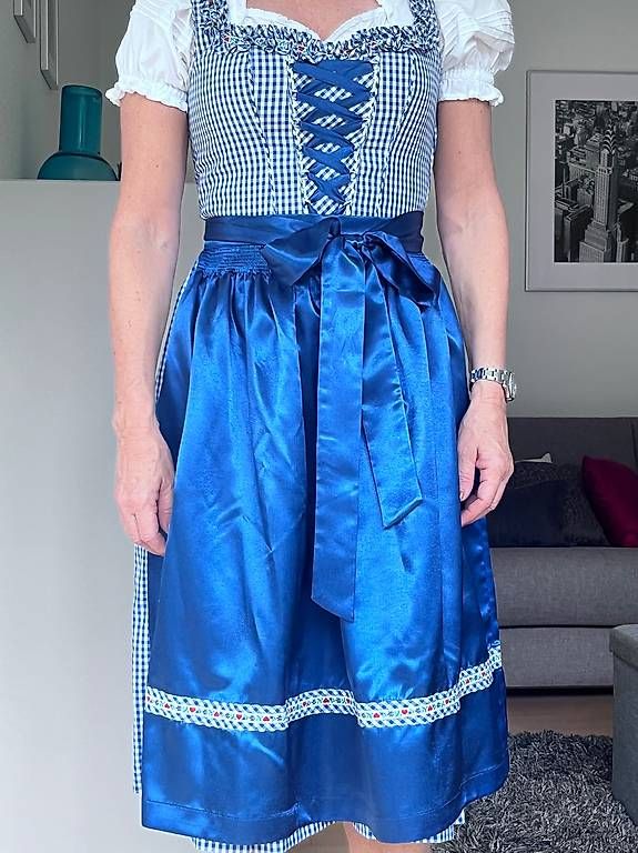 Vestiti: Dirndl klassisch traditionell in blauweiss – Usato da Horgen venduto da pet_t996 2