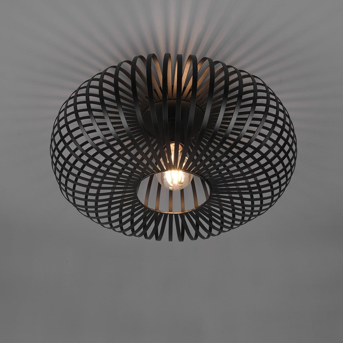 Kronleuchter & Deckenlampen: Deckenleuchte, Schwarz, Metall, 40 cm Ø – Neu (gemäss Beschreibung) aus Kreuzlingen von Smart-Light 1