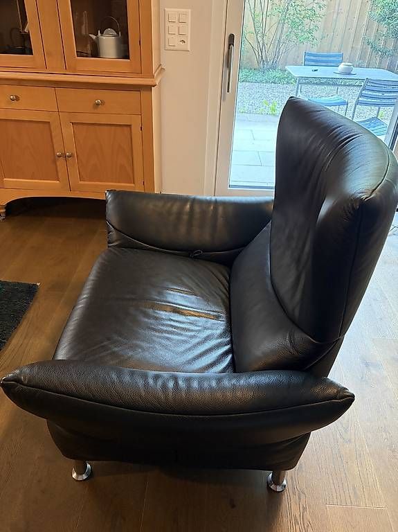 Poltrone: de Sede Ledersessel / Relaxliege, schwarz – Usato da Schwanden GL venduto da Sedona-3 3
