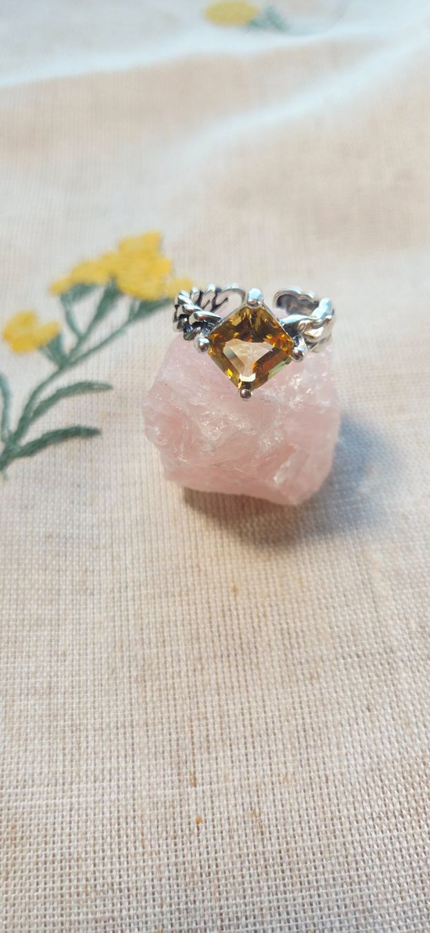 Anelli: NEW - S925 Citrine Ring (Adjustable) – Nuovo (secondo la descrizione) da Zürich venduto da cin_wcf6 3