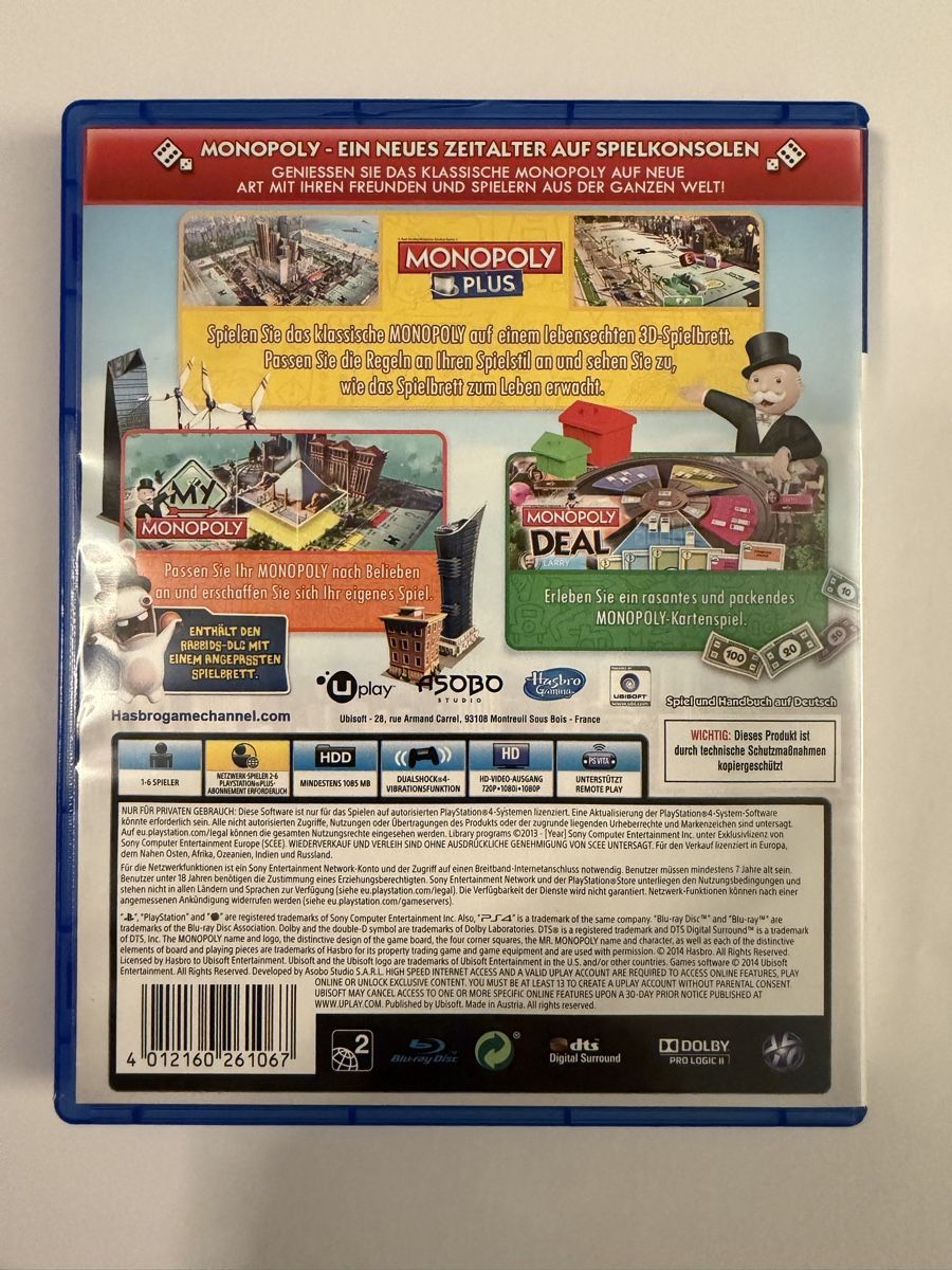 Sony Spiele: Monopoly Ps4 Game – Gebraucht aus Hendschiken von Jamie2006 1