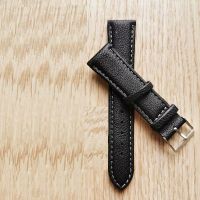 Bracelet de montre en cuir de veau souple 18 mm  unisex