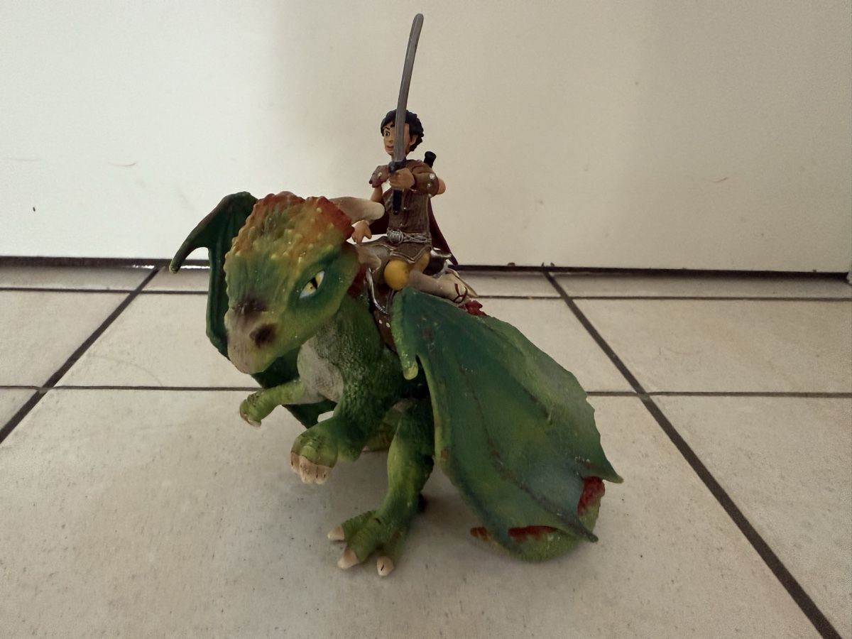 Schleich Statuette: Schleich Drache mit Krieger – Usato da Arlesheim venduto da 12sxlssdf 1