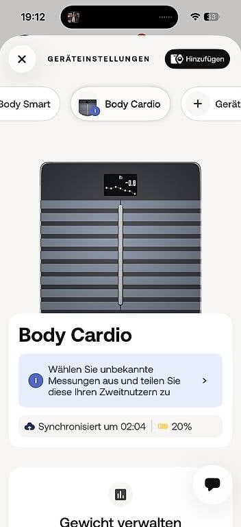 Withings Bilance pesapersone: Body Cardio WLAN-Körperwaage – Usato da St. Gallen venduto da Zega6 1