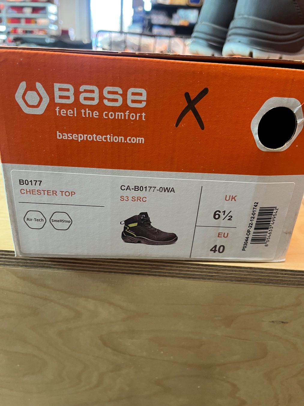 Herrenschuhe: Chaussures de sécurité BASE Chester Top S3, T.40 - B0177 – Neu und originalverpackt aus Satigny von SP-Industriel 1