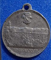 Gedenkmedaille Einweihung Kirchenfeldbrücke 1884 Bern
