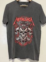 Metallica T-Shirt Ufficiale Vintage Wash Grigia