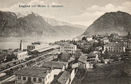 Lugano con Monte S.Salvatore