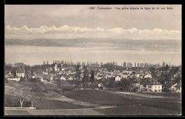 AK Colombier, Vue prise depuis la ligne de tir sur Bôle