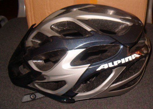 ALPINA ANZANA, Casco da Bicicletta Unisex Adulto, darksilver-Blk-Red, 52-57 cm