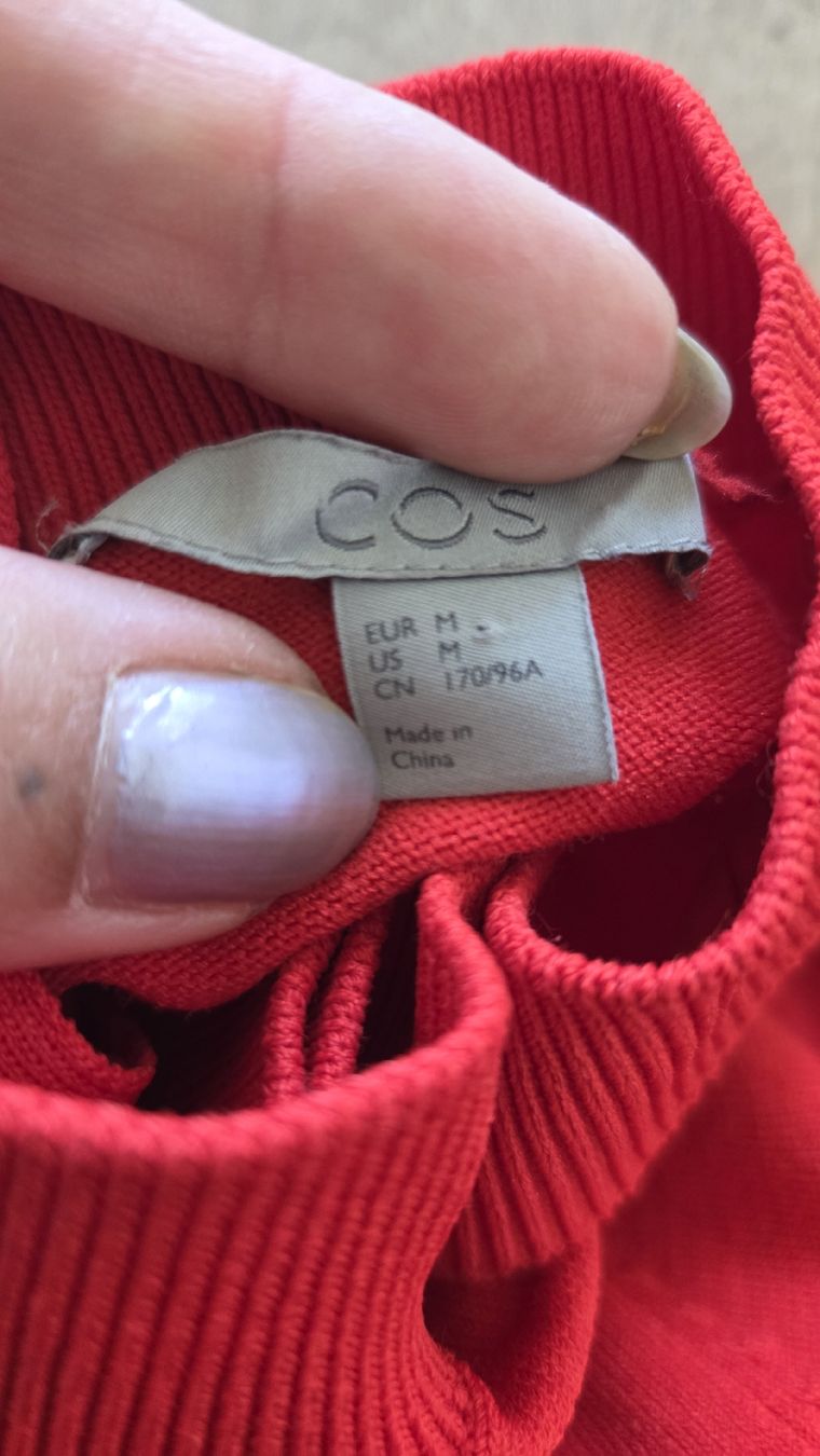 Cos Vestiti: COS Kleid Rot Grösse M – Usato da Zürich venduto da mis_2kxn 2