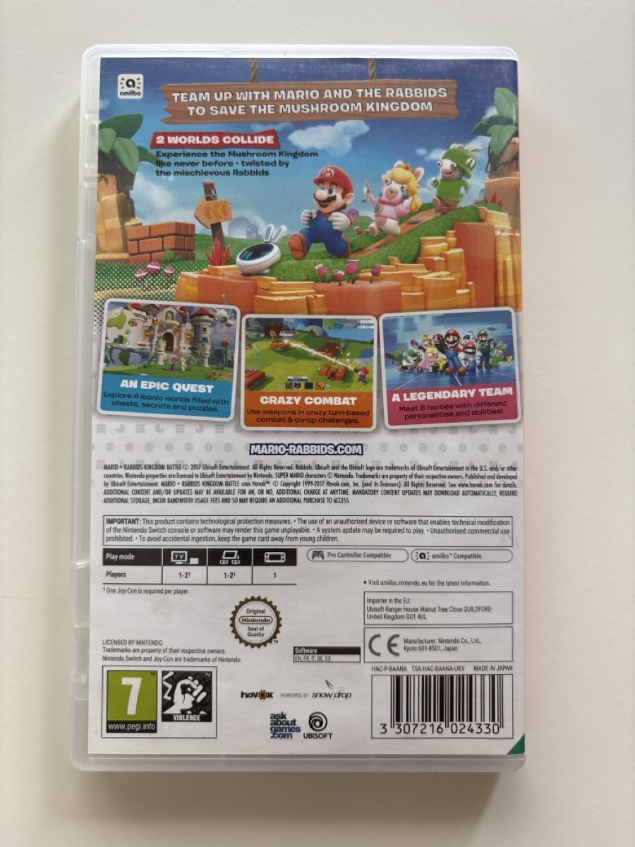 Nintendo Spiele: Mario + Rabbids Kingdom Battle Nintendo Switch Game – Gebraucht aus Zürich von gmavrom 1