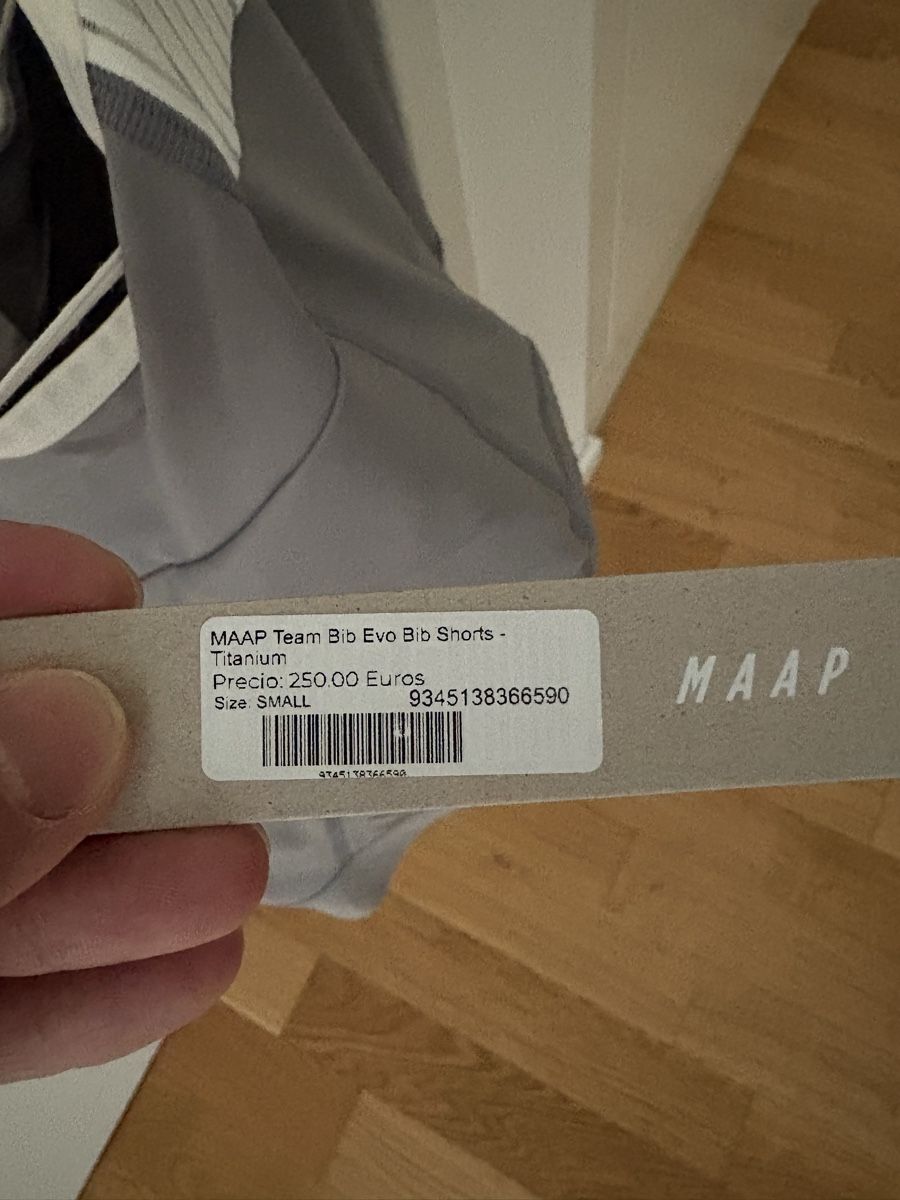 Pantaloni: MAAP Team Bib Evo Titanium (S) – Nuovo e nell'imballaggio originale da Bern venduto da aca_g6bn 1