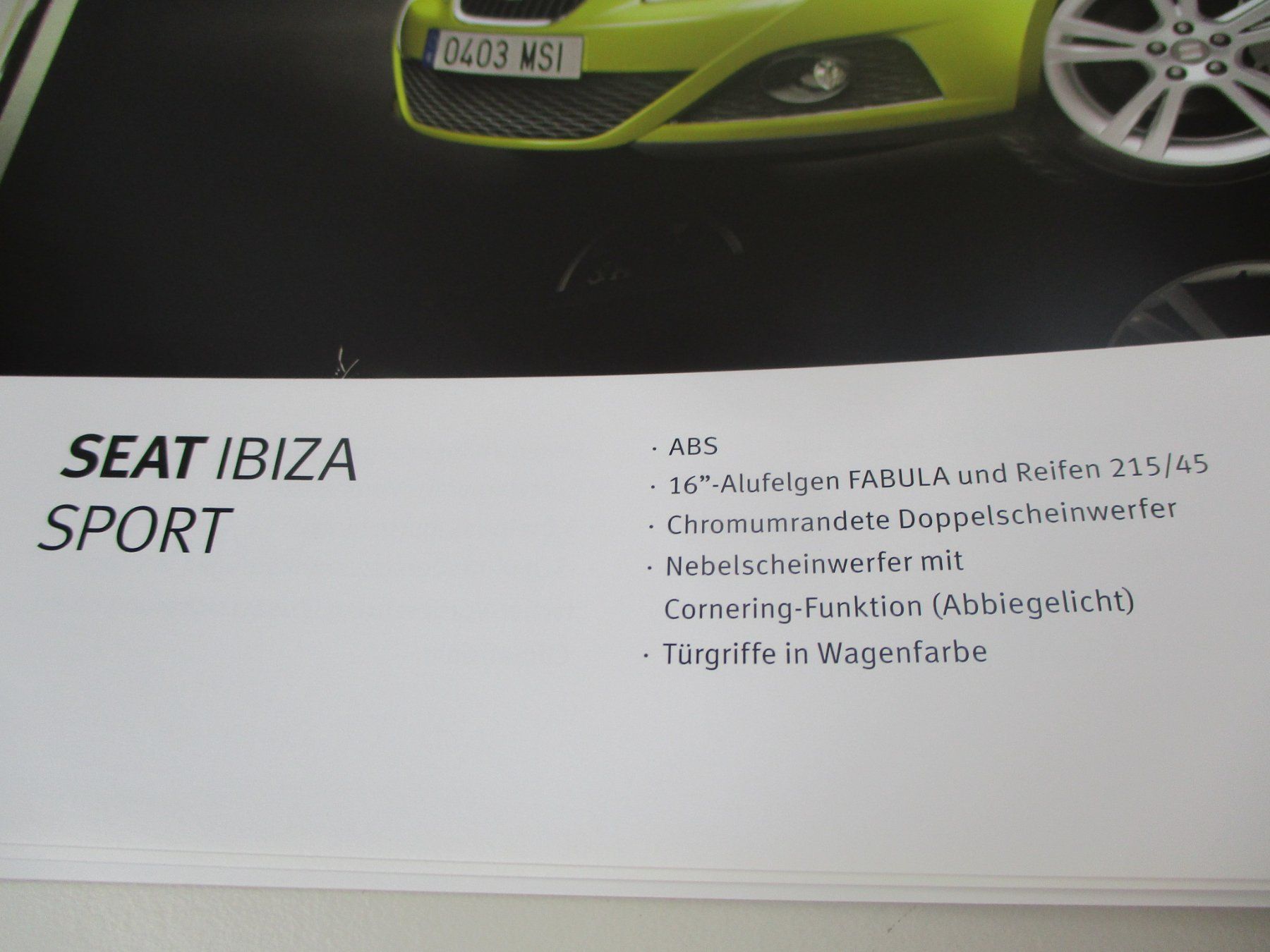 Seat Documenti: KATALOG SEAT IBIZA 2008 – Nuovo (secondo la descrizione) da Langnau i. E. venduto da Superseven69 7