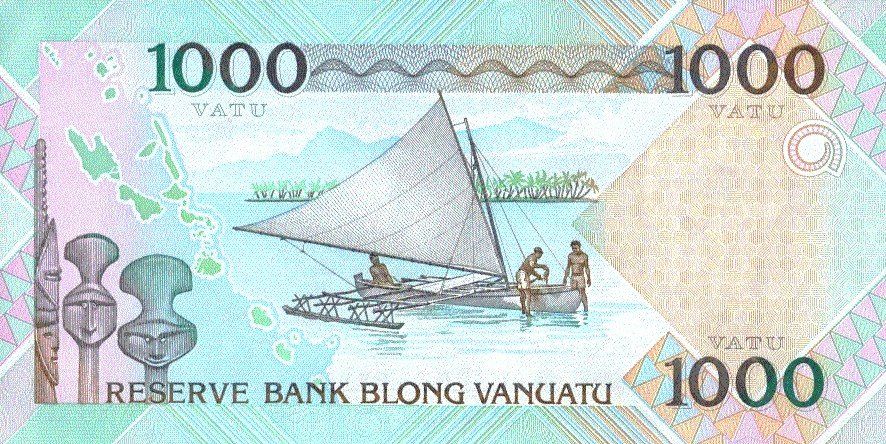 Banknoten: Vanuatu 1000 Vatu 2002 P-10b UNC – Neu (gemäss Beschreibung) aus Schliern b. Köniz von pizzitaxi 1