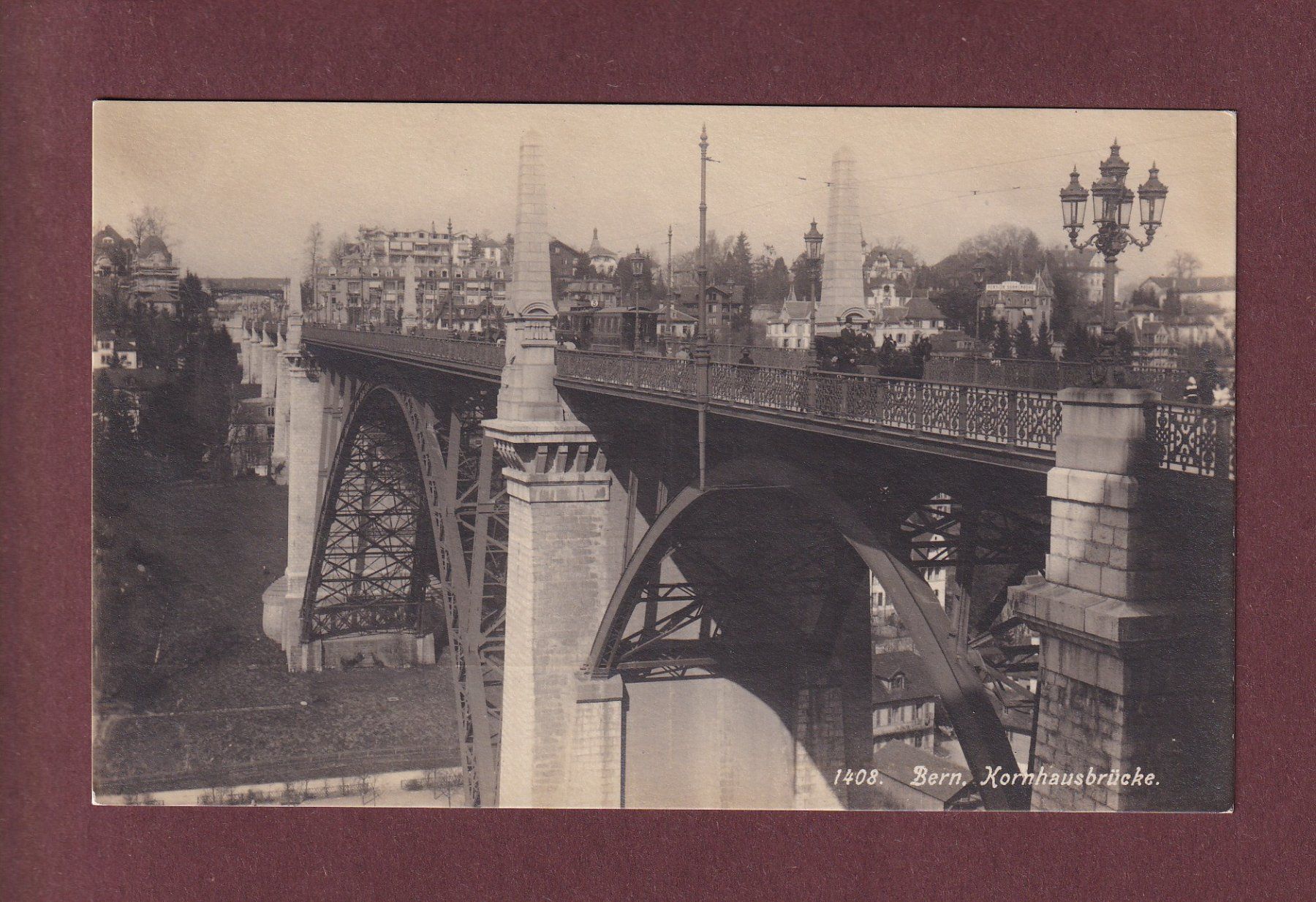 Ansichtskarten: BERN - Kornhausbrücke - Kutsche – Gebraucht aus Pully von nicecards