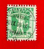 TELLKNABE 103 VOLLSTEMPEL CERNIER NEUCHATEL SCHNAPSZAHL 1908