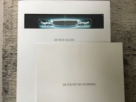 Mercedes-Benz S-Klasse Verkaufsprospekt 108 Seiten, 09.1998