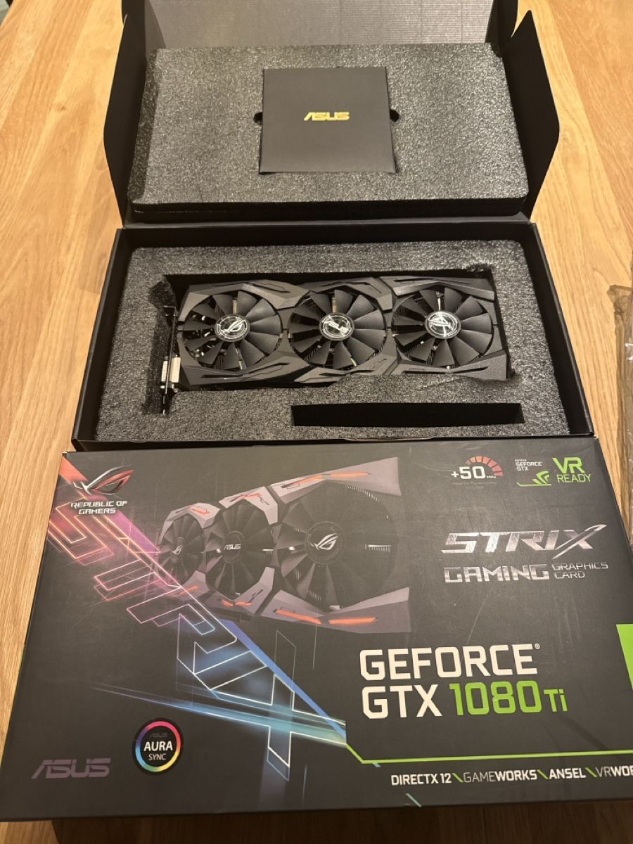 Asus Schede grafiche: ROG Strix GeForce GTX 1080Ti (16) – Usato da Baar venduto da Accenta 3