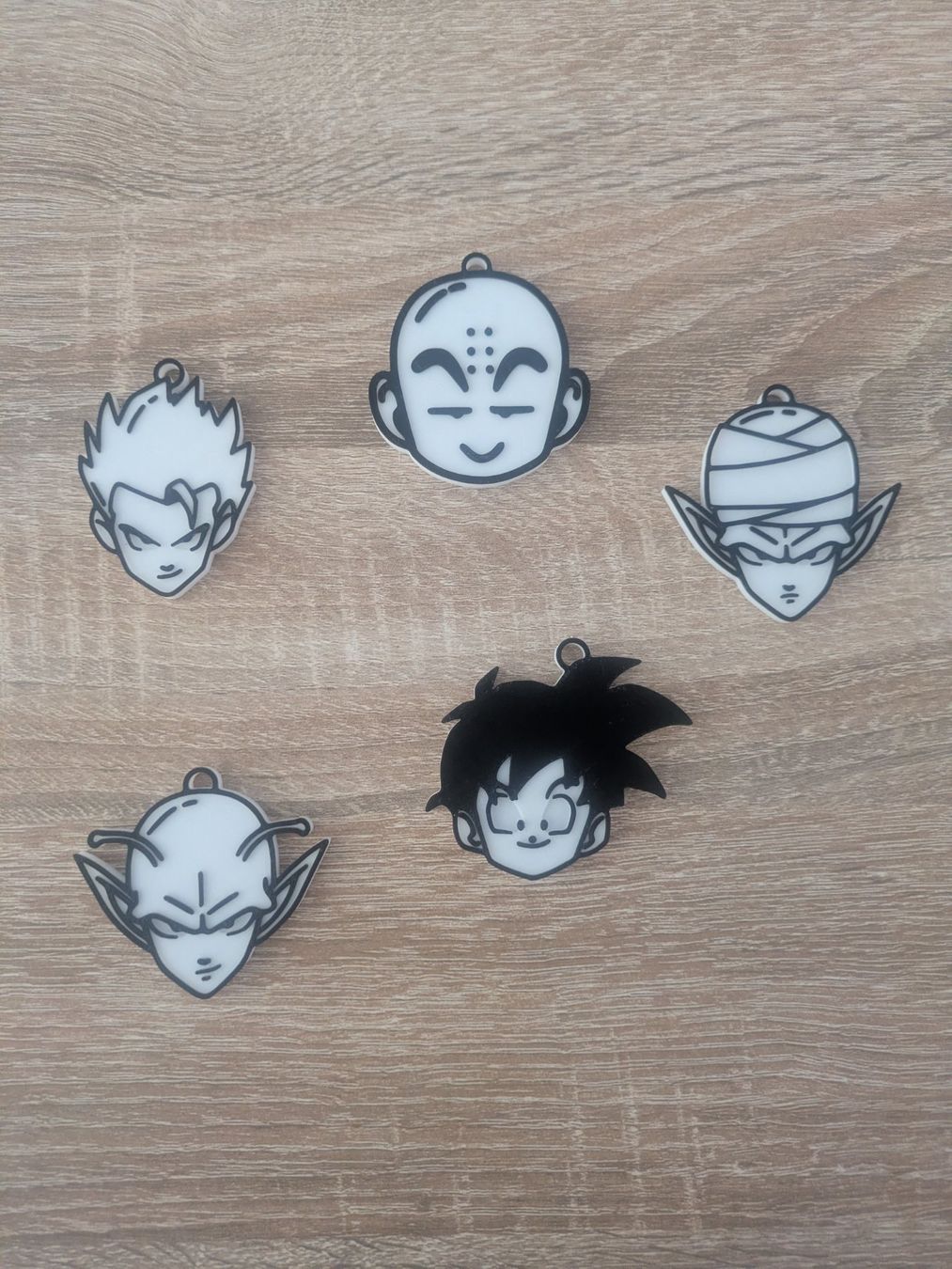 Schlüsselanhänger & - bänder: Dragon Ball Keychains Bundle 3D Printed - 20 Pieces – Neu (gemäss Beschreibung) aus Losone von AlpineLayer 3