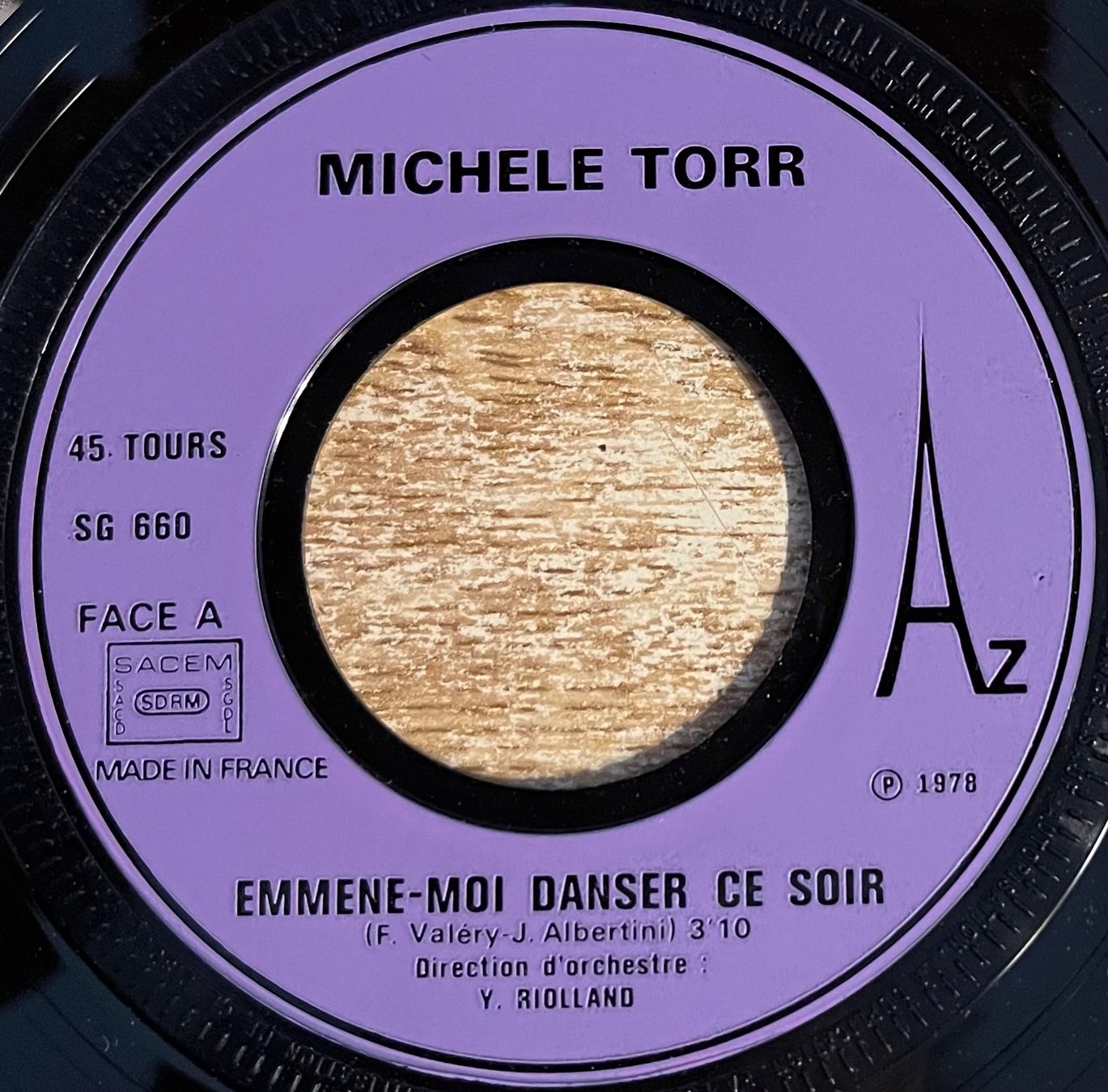 Dischi in vinile: MICHELE TORR - EMMÈNE-MOI DANSER CE SOIR – Usato da Bussigny venduto da vinyl-pas-cher 2