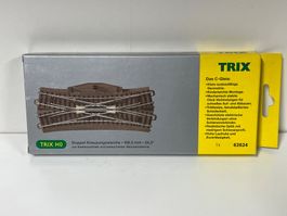 TRIX 62624 DKW  • 188,3 mm • 24,3° mit Weichenantrieb H0 DC