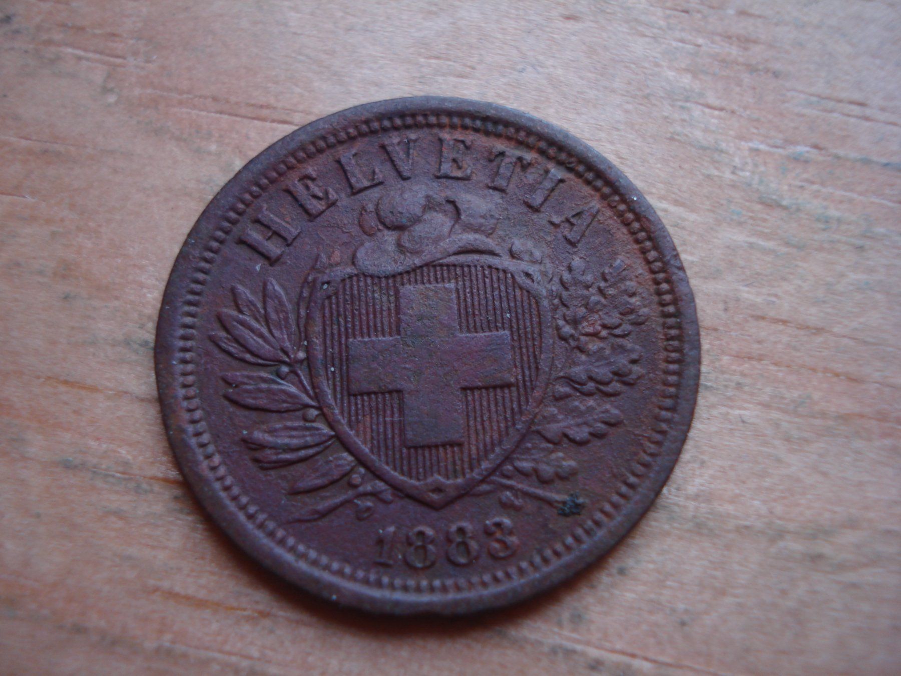 Tutti le monete: (W5) 2 Rappen 1883 – Usato da Erlach venduto da Net-Coins
