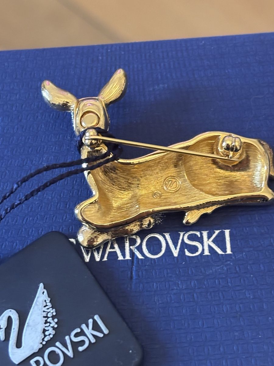 Swarovski Spille & Fermagli: Broche Swarovski - Faon couché neuf – Nuovo e nell'imballaggio originale da Genève venduto da ati_tj8f 2