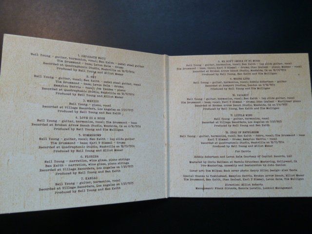 CD: Neil Young - Homegrown – Usato da Au ZH venduto da sikoku 1