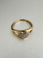 Vintage 18K Gold Ring: 55-56