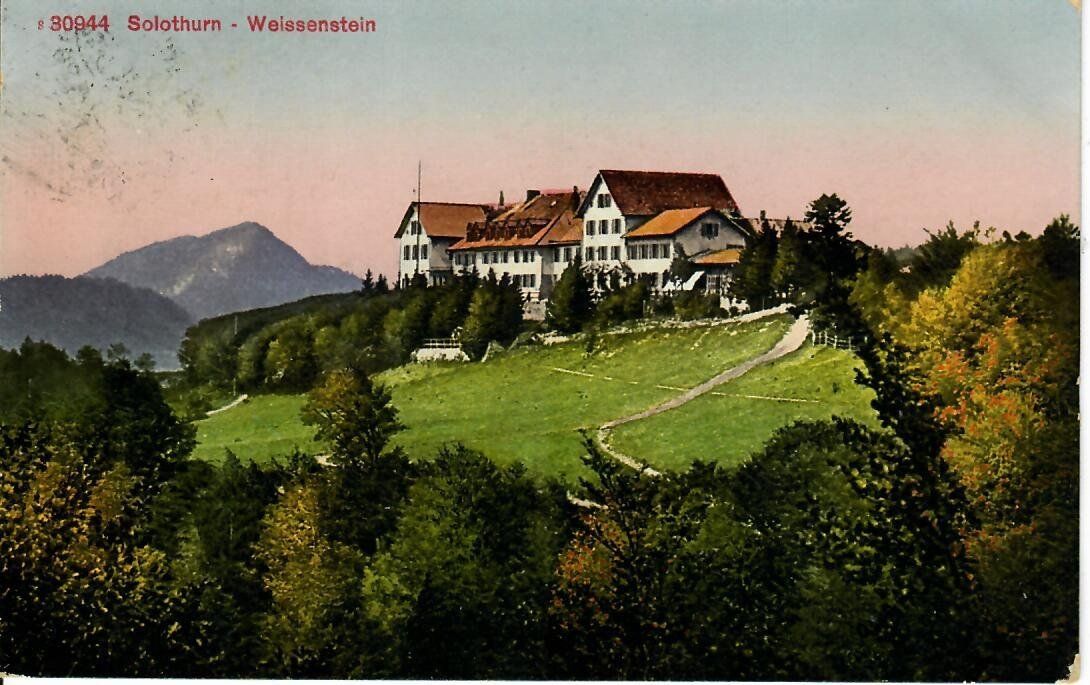 Cartoline postali: Solothurn Weissenstein mit Stabstempel 1923 – Usato da Hochdorf venduto da Ziegel-16
