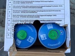 4x Campingaz CV 470 Gas Kartuschen- Set für Camping, Gril...