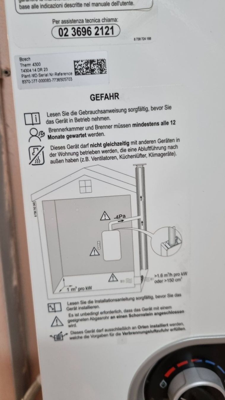 Sanitari: Durchlauferhitzer Gas – Usato da Liestal venduto da Reki0 1