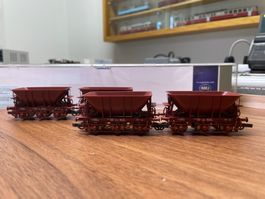 Roco 4 Stk. Erzwagen MAS 4 der SJ in DC