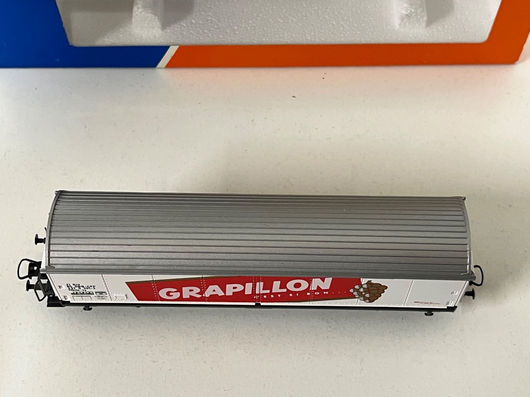 Roco Modellini di ferrovie: Roco SBB-Schiebewagen "Grapillon"  H0 DC – Usato da Geroldswil venduto da TopTrain54 5