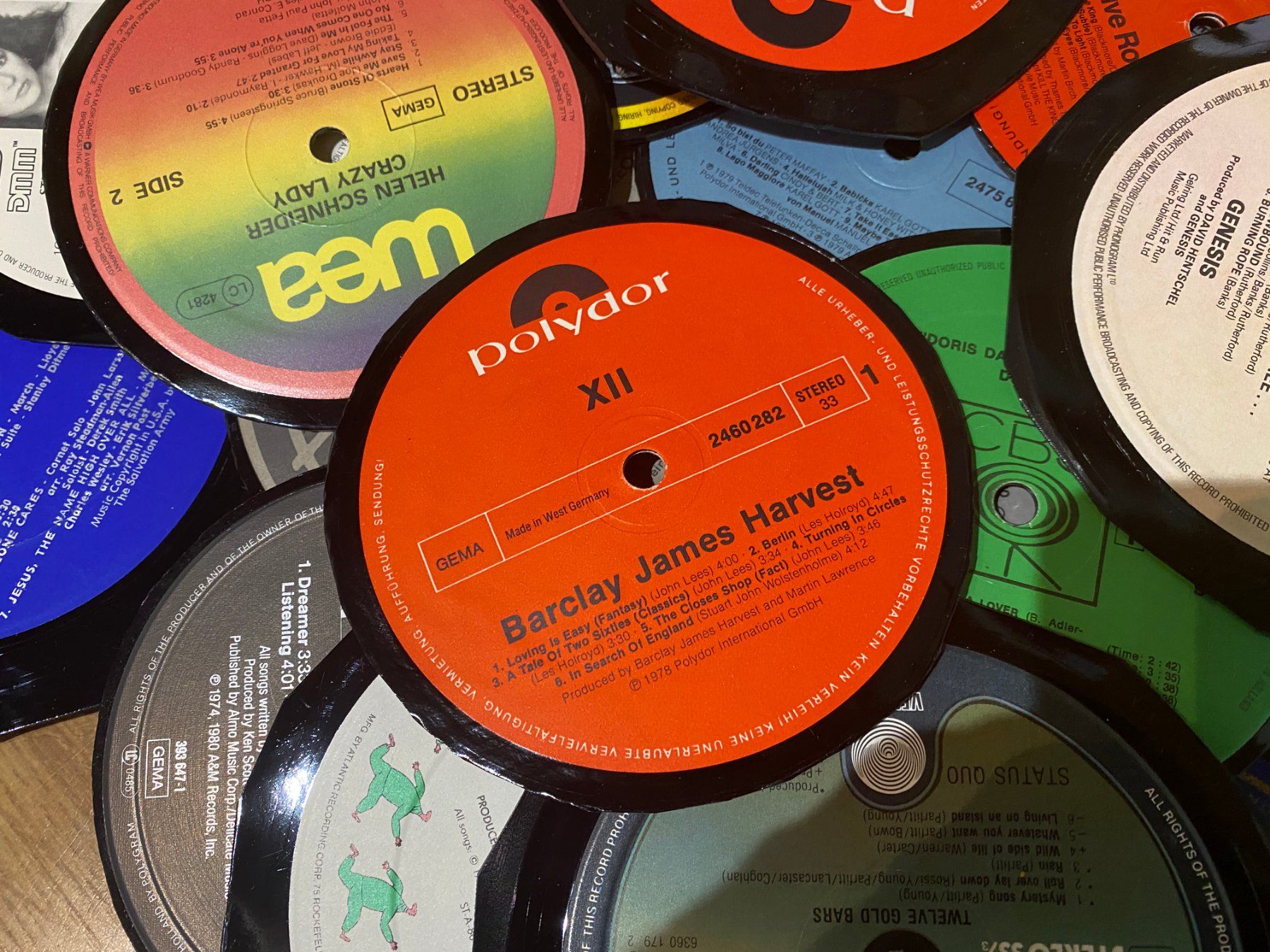 Dischi in vinile: Schallplatten Vinyl Labels 120 Stk. – Usato da Basel venduto da FatCatPacksTheRatt 3