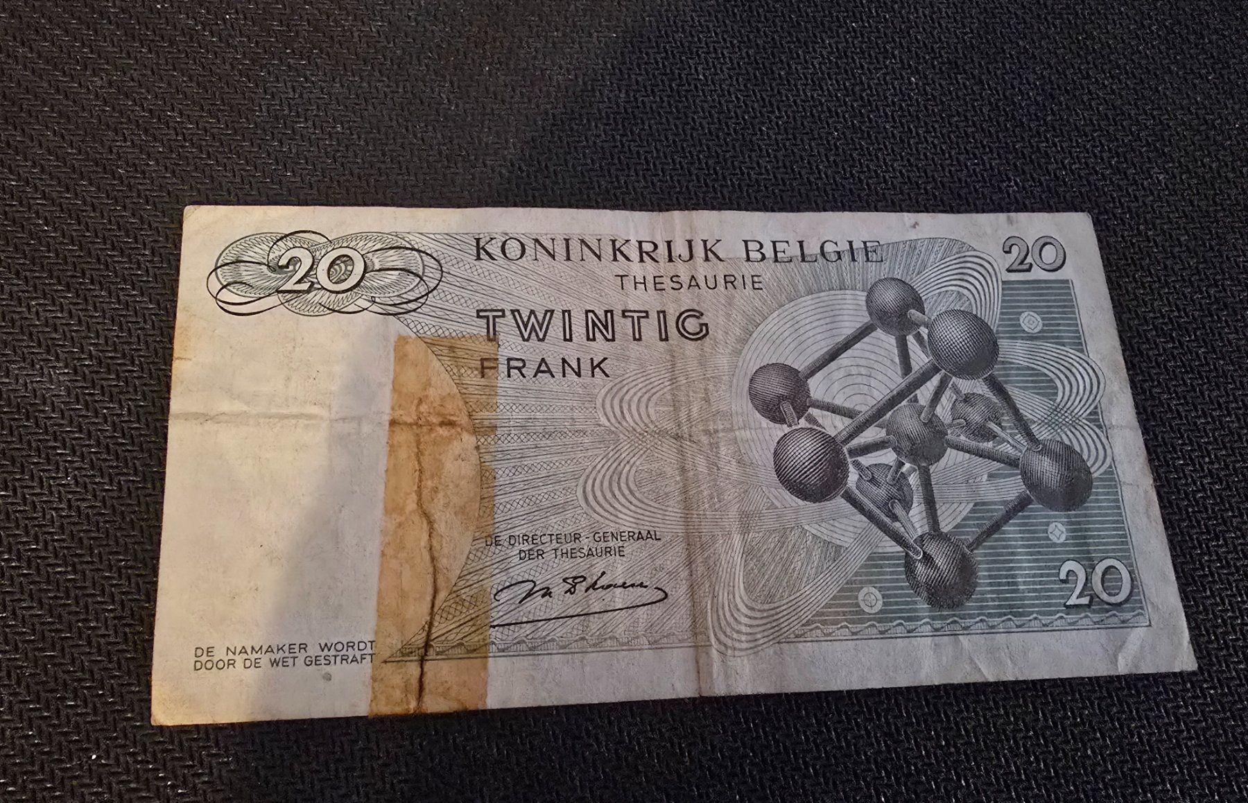 Banconote: Billet Belgique 20 – Usato da Petit-Lancy venduto da Minnie26 1