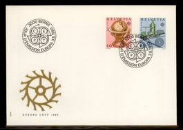 1983, FDC, Europa (Nr. 698–699)