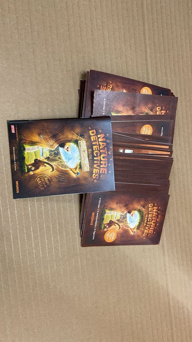 Migros Sammelbilder & Trading cards: Migros Mania Nature Detectives 83Stk. – Neu und originalverpackt aus Zürich von drummergirl98